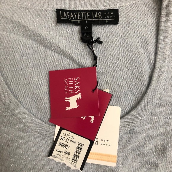COPY - NWT Cashmere top size Petite. Lafayette NY - Picture 4 of 4